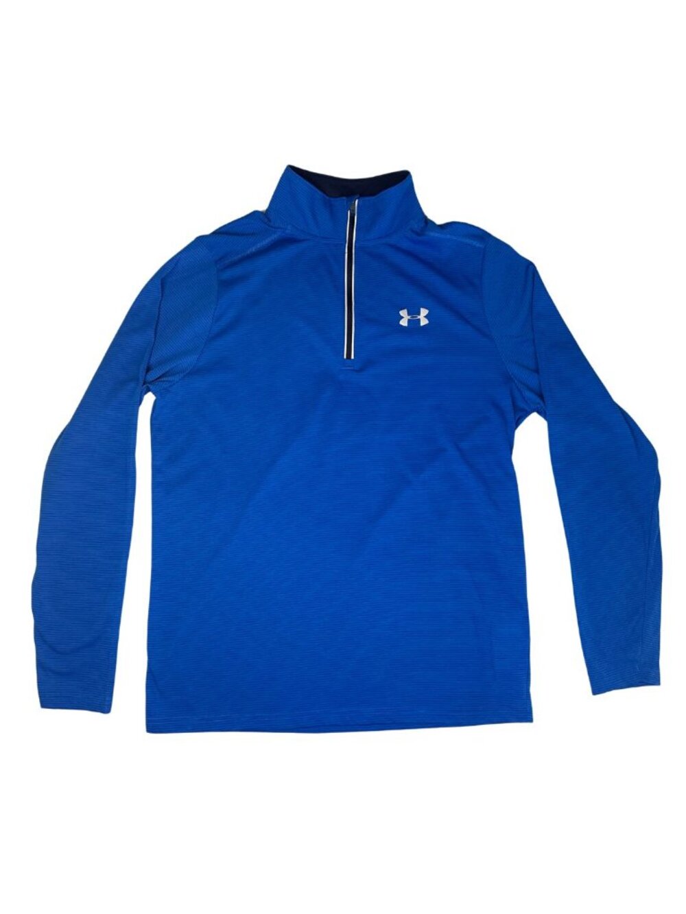 Under Armour HeatGear Men’s M Blue Fitted 1/4 Zip Pullover Performance